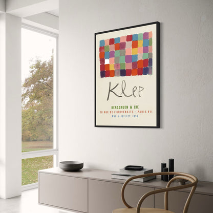 Paul Klee Poster | Abstract Color Composition Art | Vibrant Wall Decor | Home & Garden Artwork