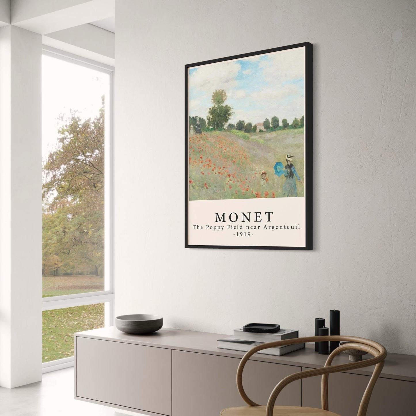 Monet | Het Klaprozenveld nabij Argenteuil | Impressionistische Kunst