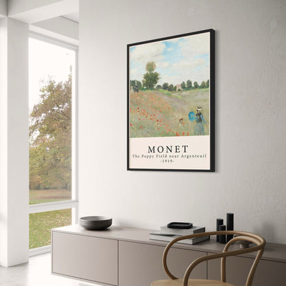 Monet | Het Klaprozenveld nabij Argenteuil | Impressionistische Kunst