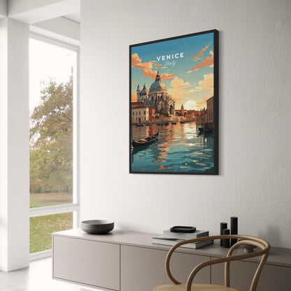 Venedig-Kanäle | La Dolce Vita | Lebendige italienische Kunst