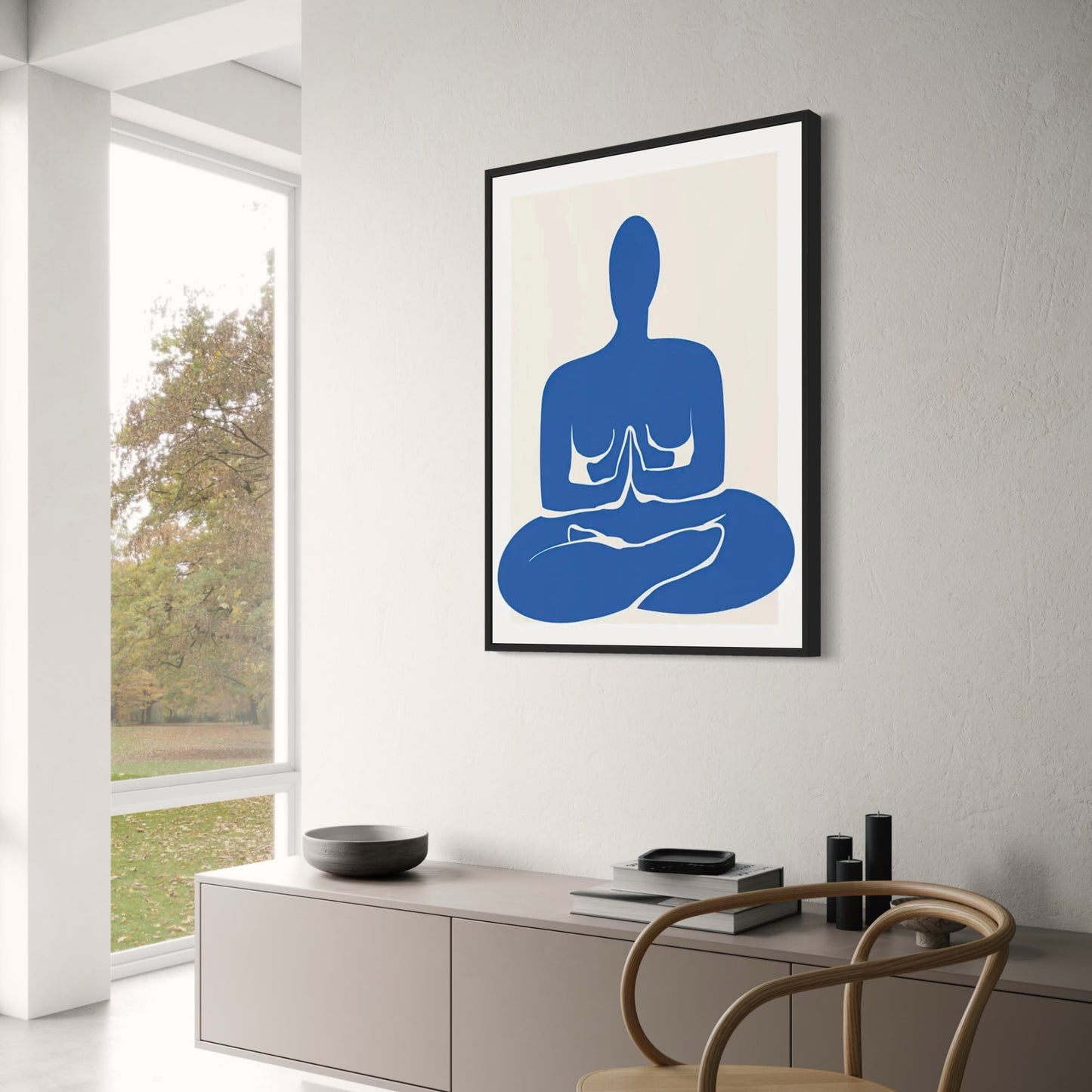 Minimalistisches Zen | Kunst der ruhigen Meditation