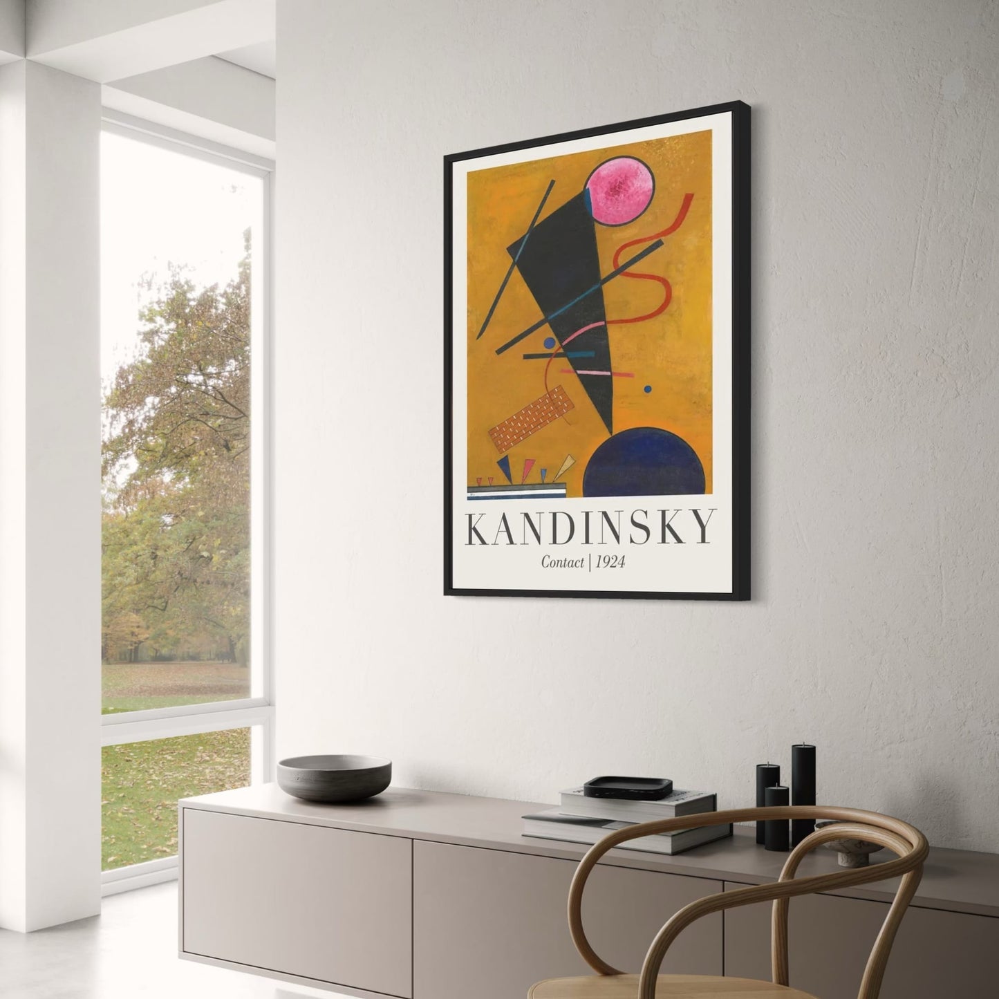 Contact | Wassily Kandinsky | 1924 | Classic Art Exhibition Poster
