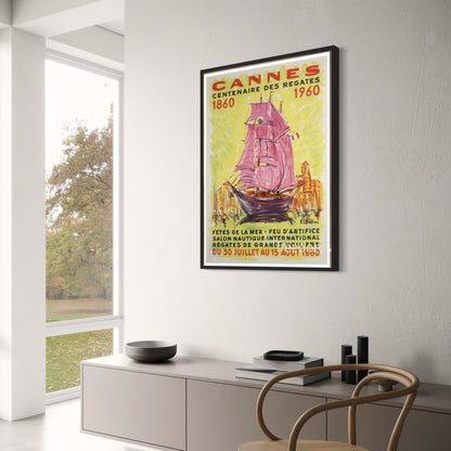 Cannes-Meeressymbole | Küsten- und Seefahrtsillustration