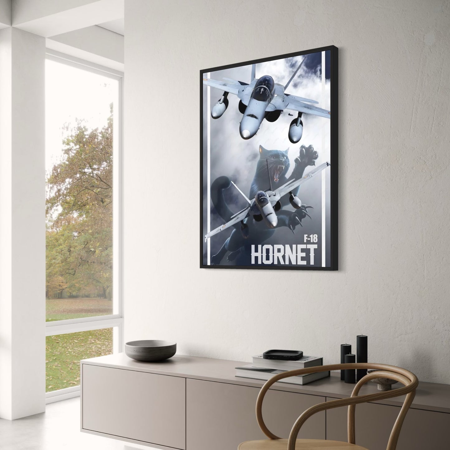 Amerikanisches Kampfflugzeug F22 Poster | Coole ästhetische Wandkunst | Wasserfestes Dekor für Zuhause, Wohnzimmer, Schlafzimmer, Bar