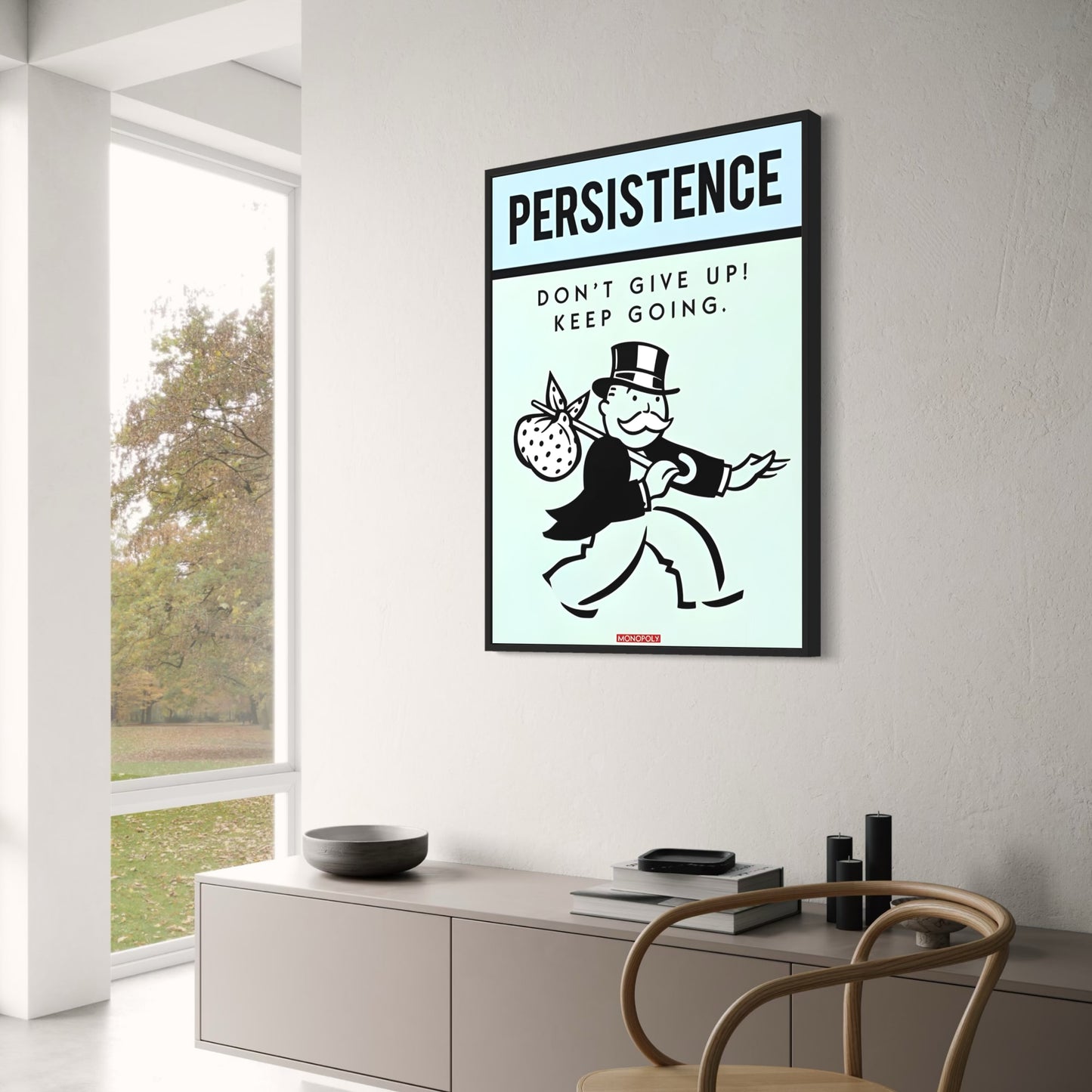 Monopoly Motivatie | Volharding Thema | Inspirerende Quote