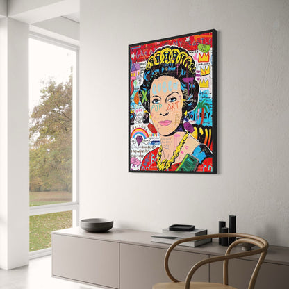 Queen of England | Abstract Pop Graffiti