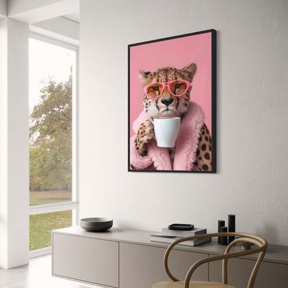 Cheetah Koninklijke Punk Dieren | Uniek Wilde Dieren Ontwerp
