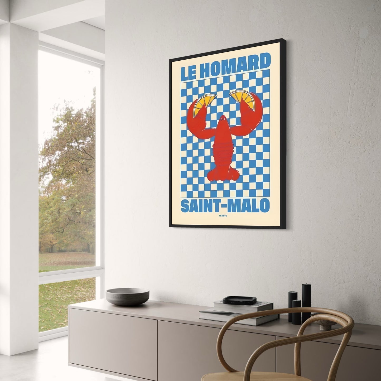 Saint-Malo Lobster | Vibrant Coastal Decor