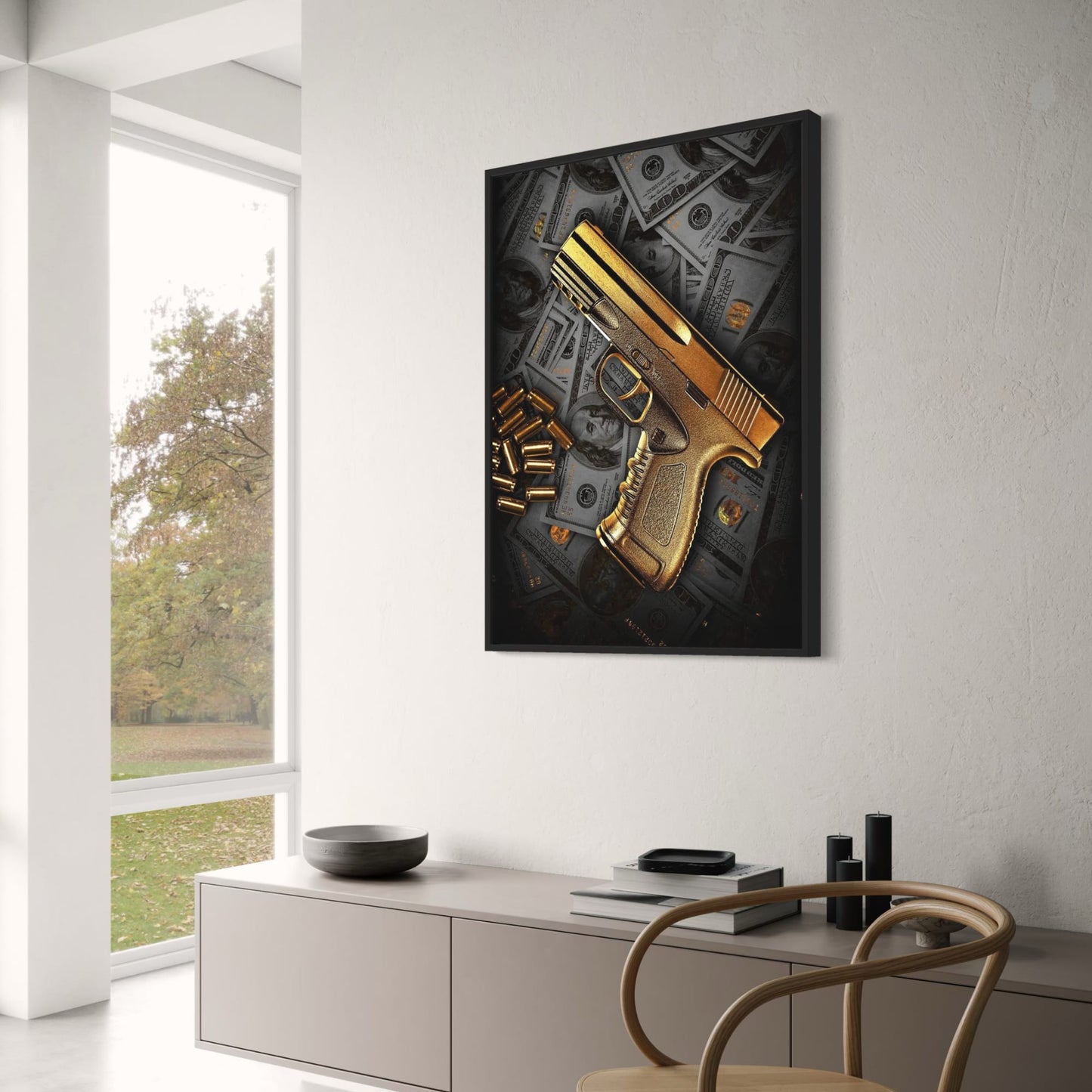 Golden Gun | Luxury Money & Weapon Art