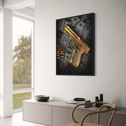 Golden Gun | Luxury Money & Weapon Art