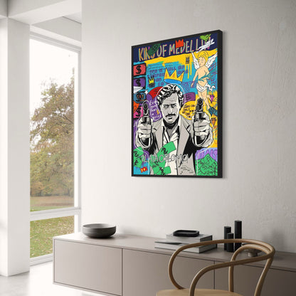 Graffiti-Pop-Art-Poster | Straßenfilm Scarface | Abstraktes Porträt von Mona Lisa | Dekoratives Wandbild für Zuhause