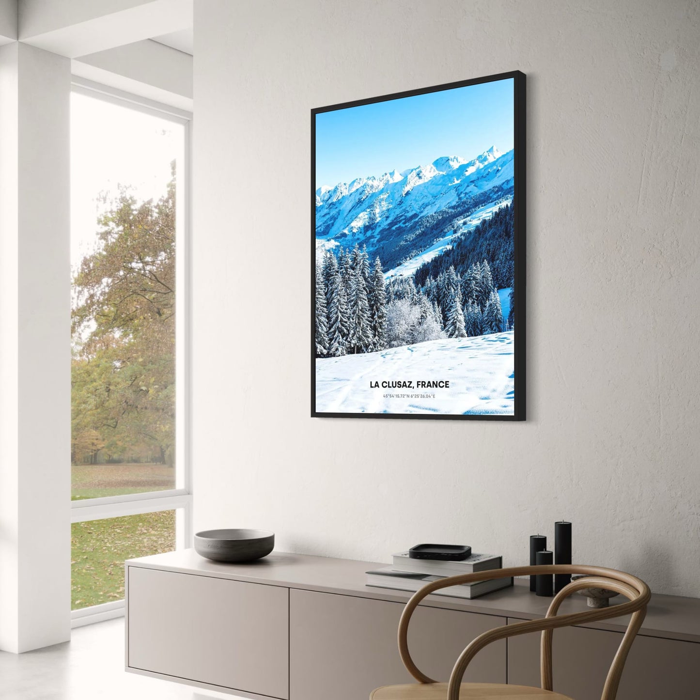 Sunlit Snowy Peaks | La Clusaz | Winter Wonderland