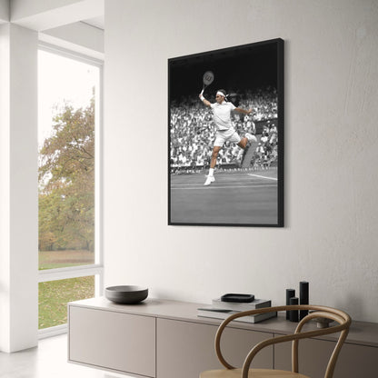 Roger Federer | Monochrome Tennis Kunst