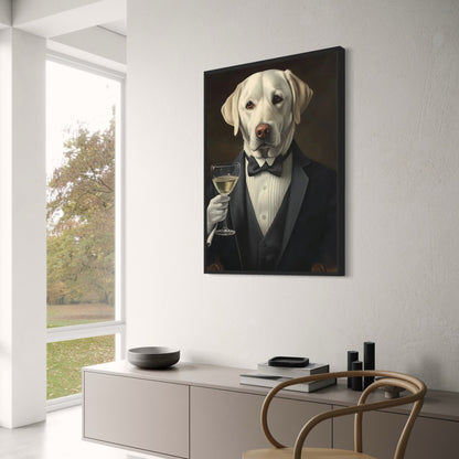 Labrador in Tuxedo | Sophisticate's Toast