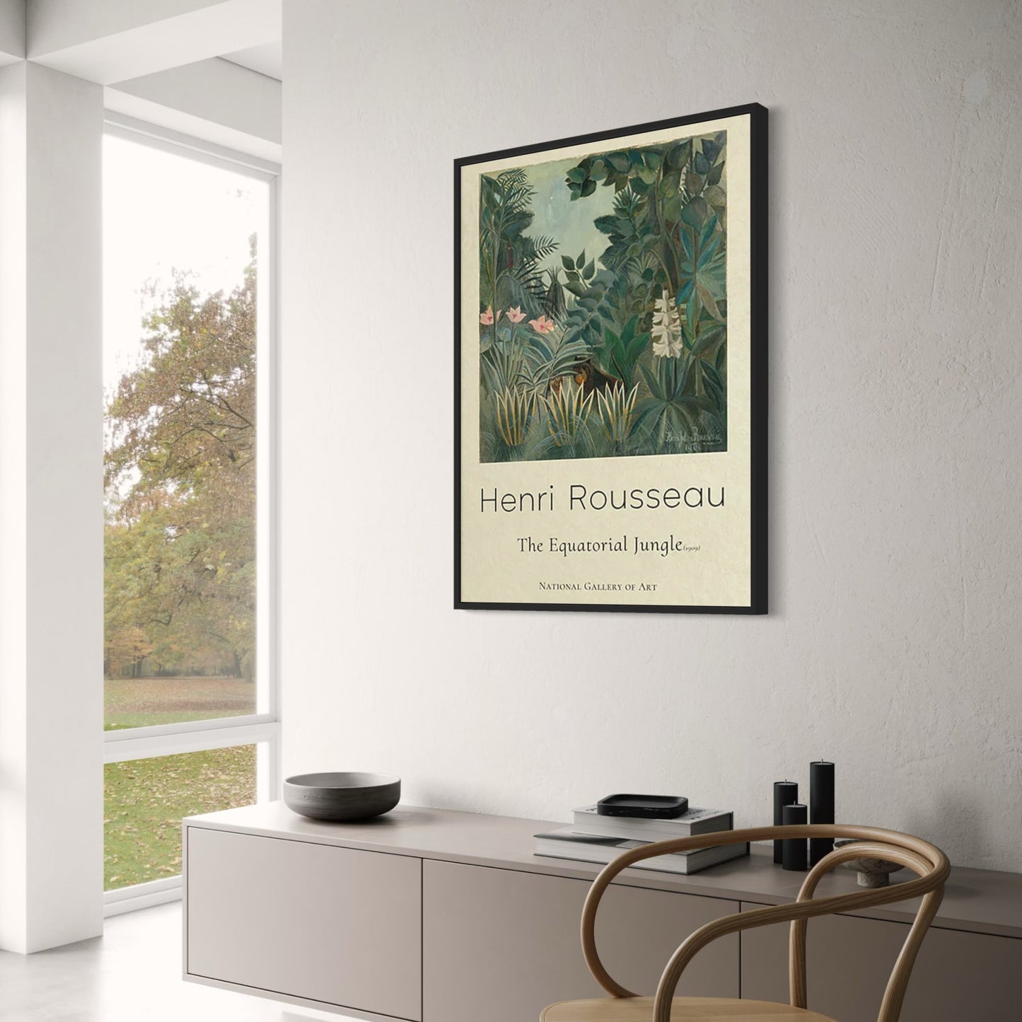 Henri Rousseau | De Equatoriale Jungle | Vintage Botanische Scène