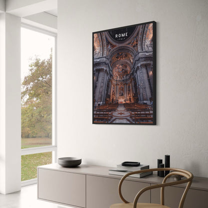 Petersdom | Rom | Italien | Bewundern Sie die künstlerische Pracht | Entdecken Sie die Wunder des Vatikans | Majestätische Rom-Poster
