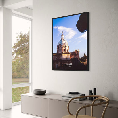 Sant'Ivo alla Sapienza | Rom | Italien | Meisterwerk der barocken Architektur | Verstecktes Juwel | Künstlerische Rom-Poster