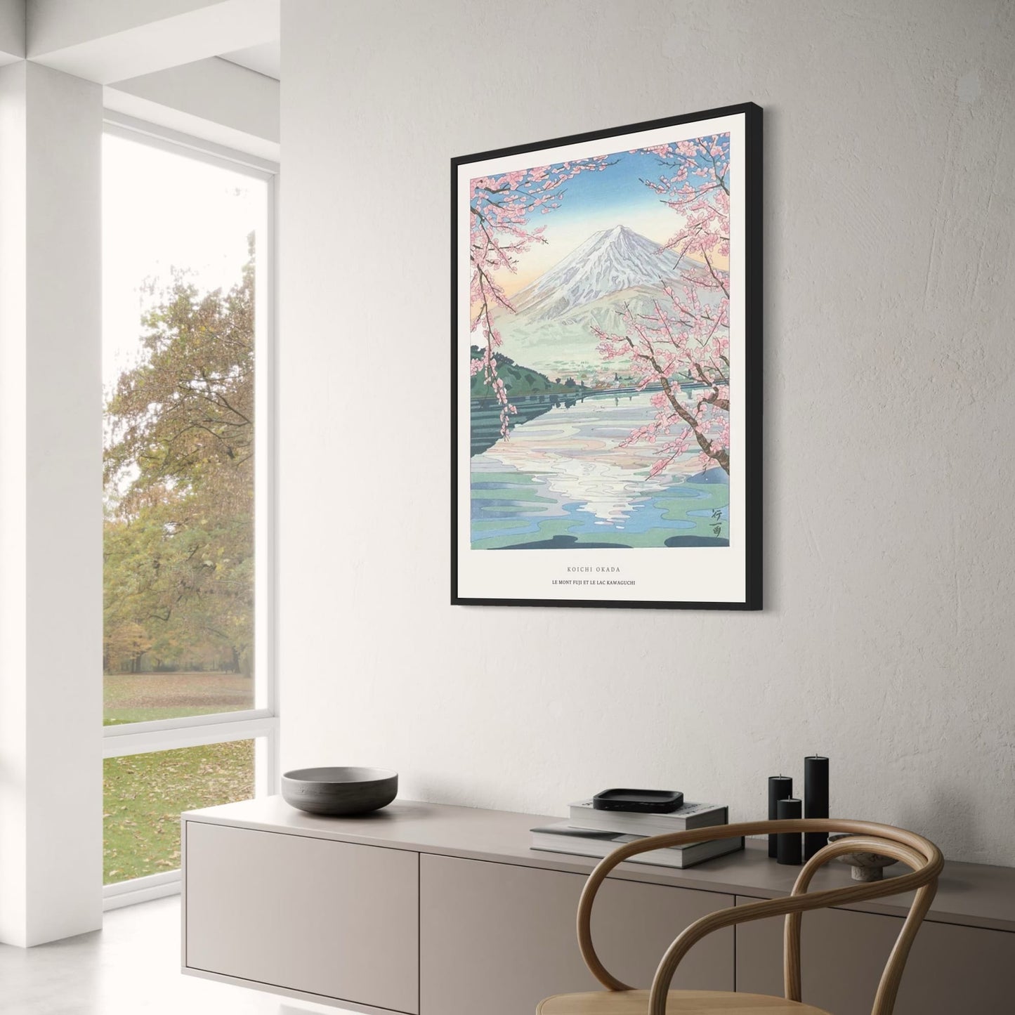 Le Mont Fuji & Lake Kawaguchi | Japanse Ukiyo-e Kunst