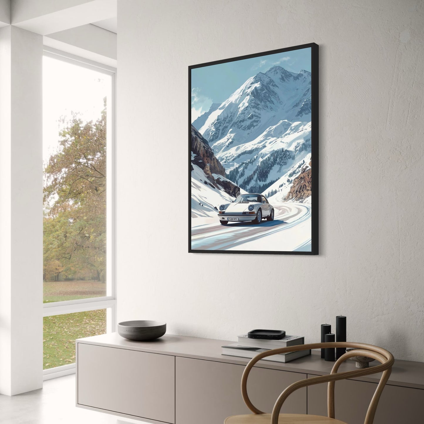 Classic Porsche | Retro Winter Wonderland | Vintage Sports Car Scene