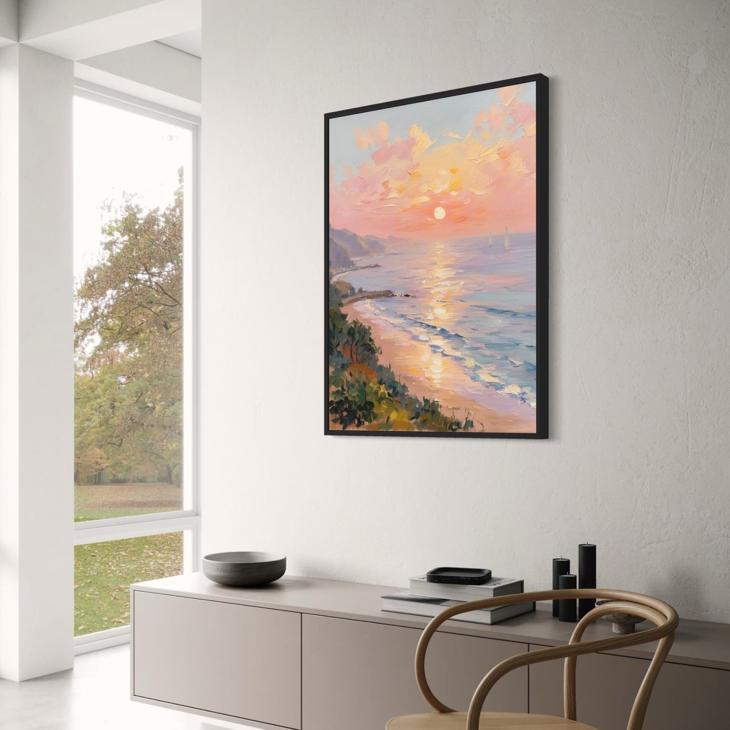 Idyllische Strandszene | Entspannende Küstenatmosphäre