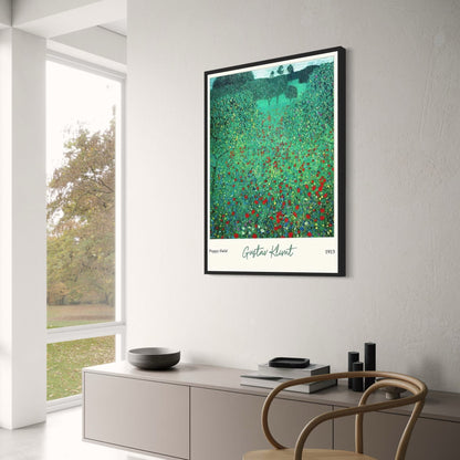 Klimt Klaproosveld | Kleurrijk Landschap