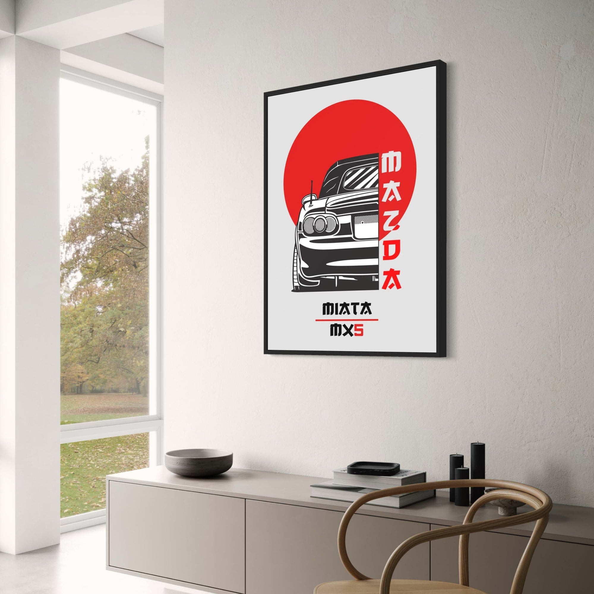 Mazda Miata MX5 | Classic Japanese Sports Car – Wall Of Art Studio