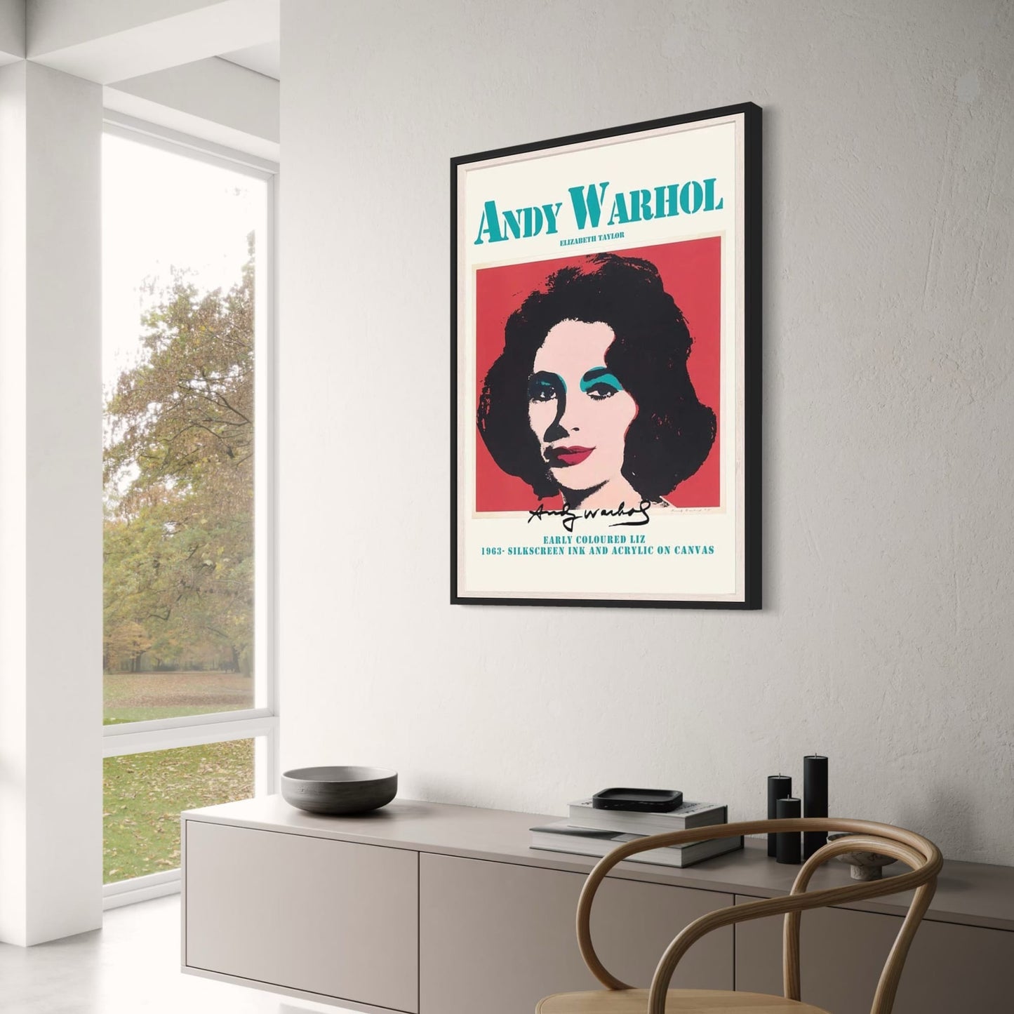 Andy Warhol | Elizabeth Taylor | 1963 | Art Print Poster | Pop Art Icon | Wall Decor