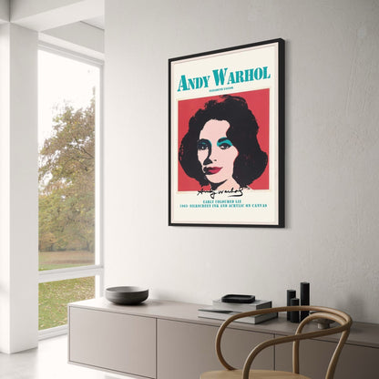 Andy Warhol | Elizabeth Taylor | 1963 | Art Print Poster | Pop Art Icon | Wall Decor