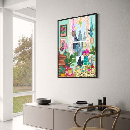 Abstrakte indische Landschaft