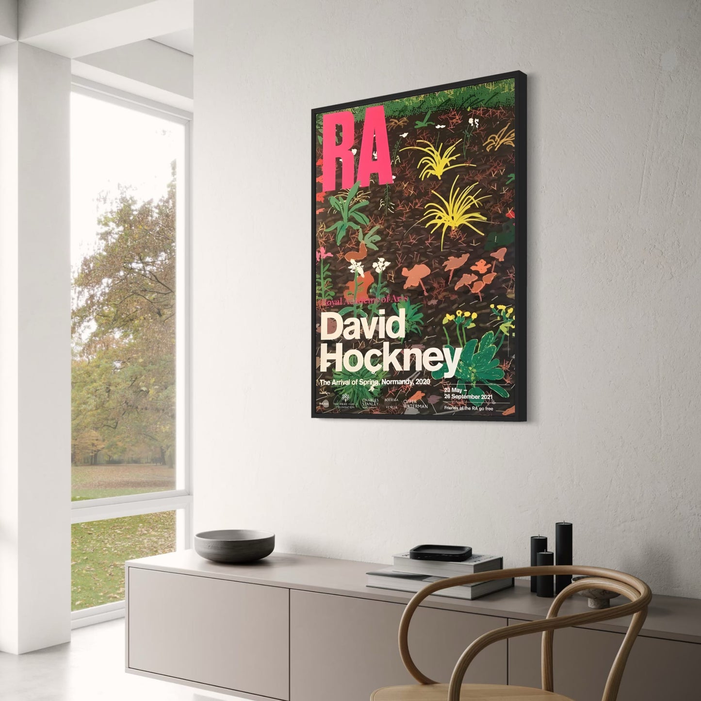 David Hockney | De Aankomst van de Lente | Lente Scene