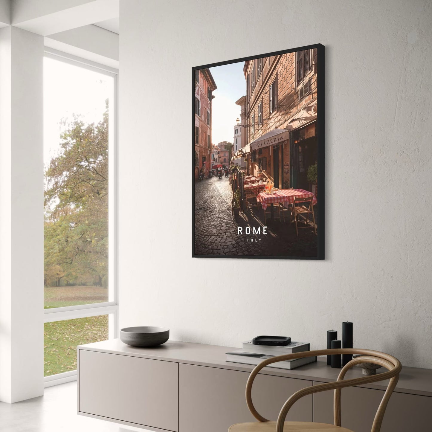 Trastevere | Rom | Italien | Schlendern Sie durch bezaubernde Straßen | Ein Hauch römischen Lebens | Poster zum malerischen Rom