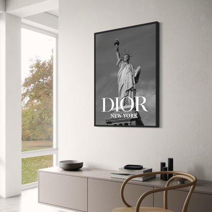Der Gipfel des zukunftsweisenden Stils | Ikonische Dior-Poster