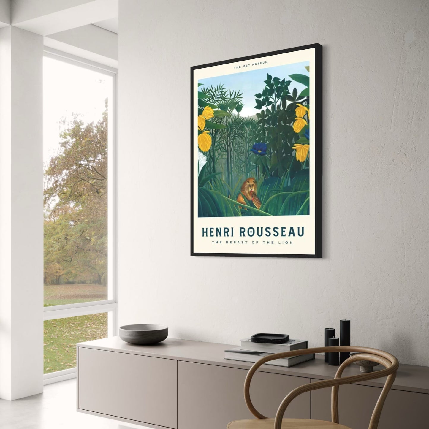Henri Rousseau | De Maaltijd van de Leeuw | Jungle Wilde Dieren