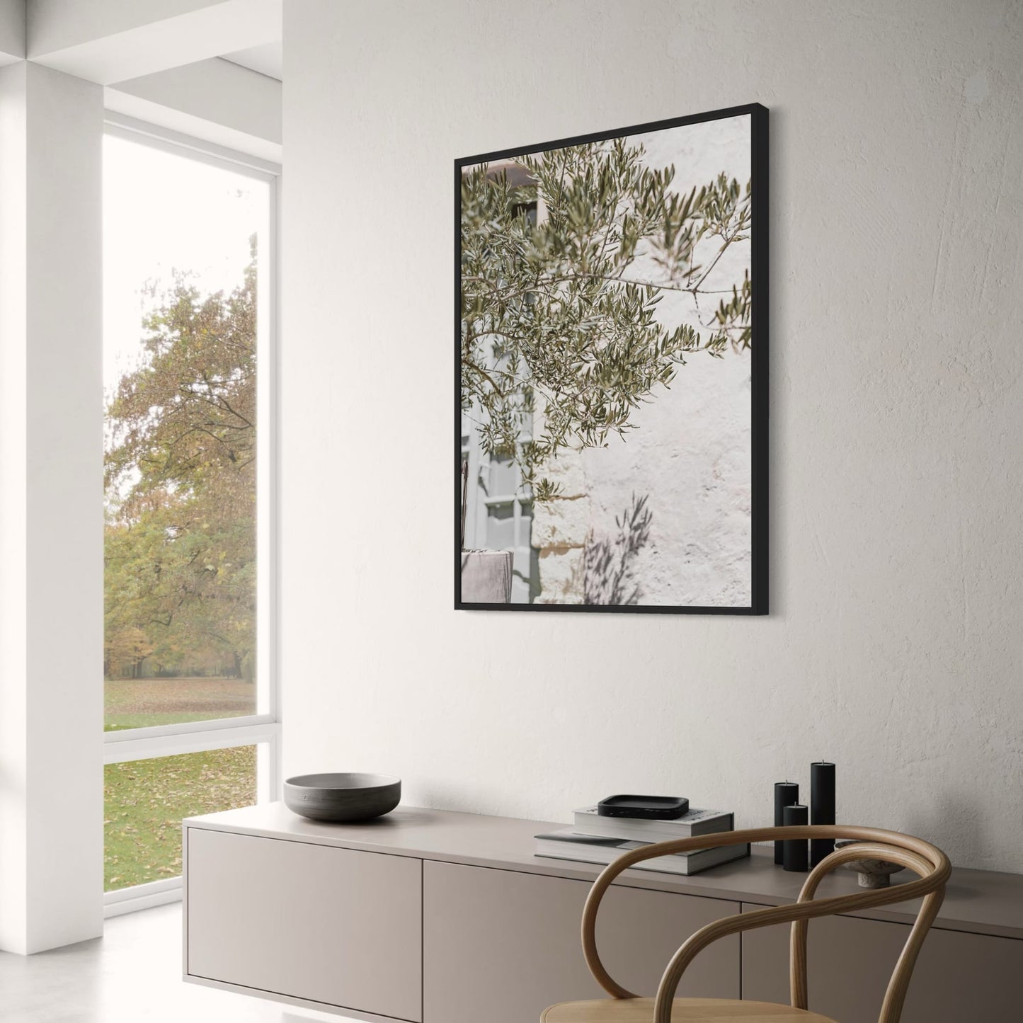 Olive Garden | Italy Landscape Art | Echoes of Heritage | Elegant Wall Poster | Italian Countryside Decor