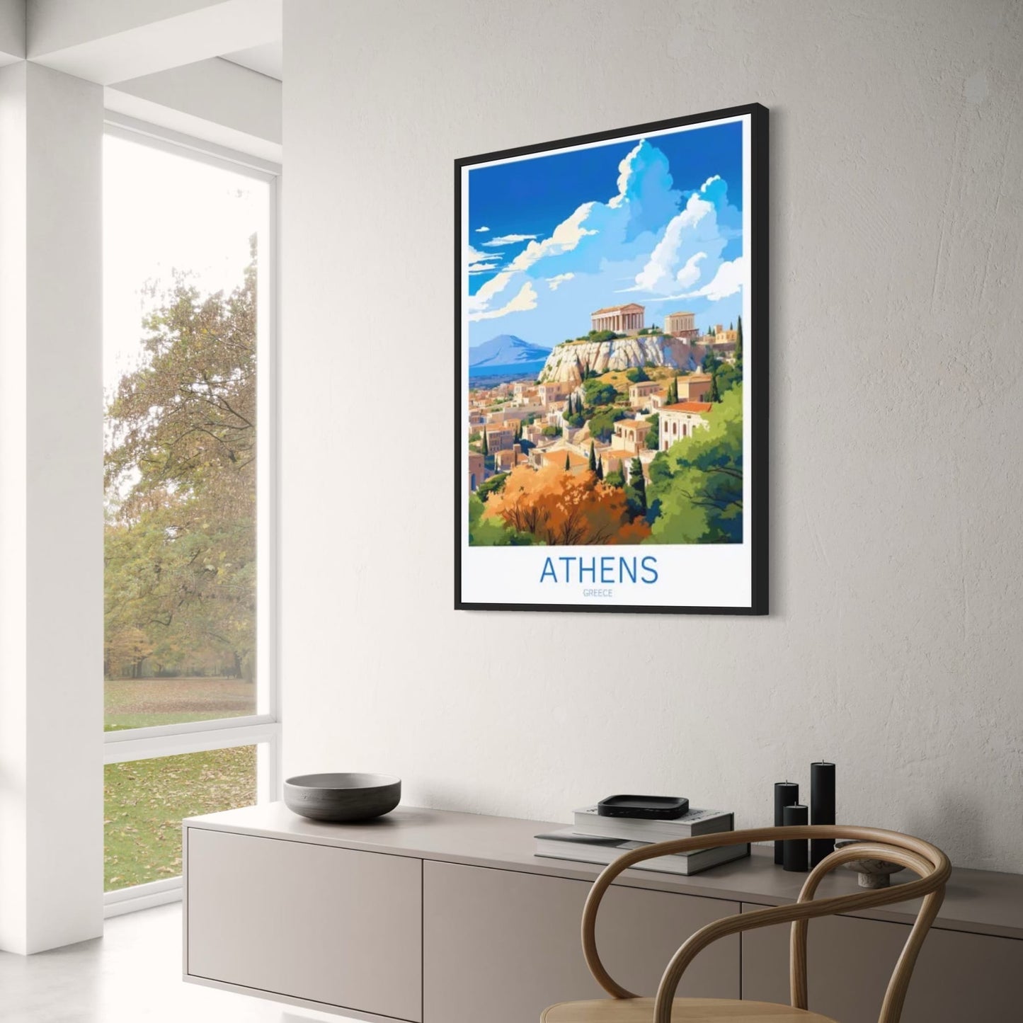 Stadtbild von Athen | Landschaftskunst