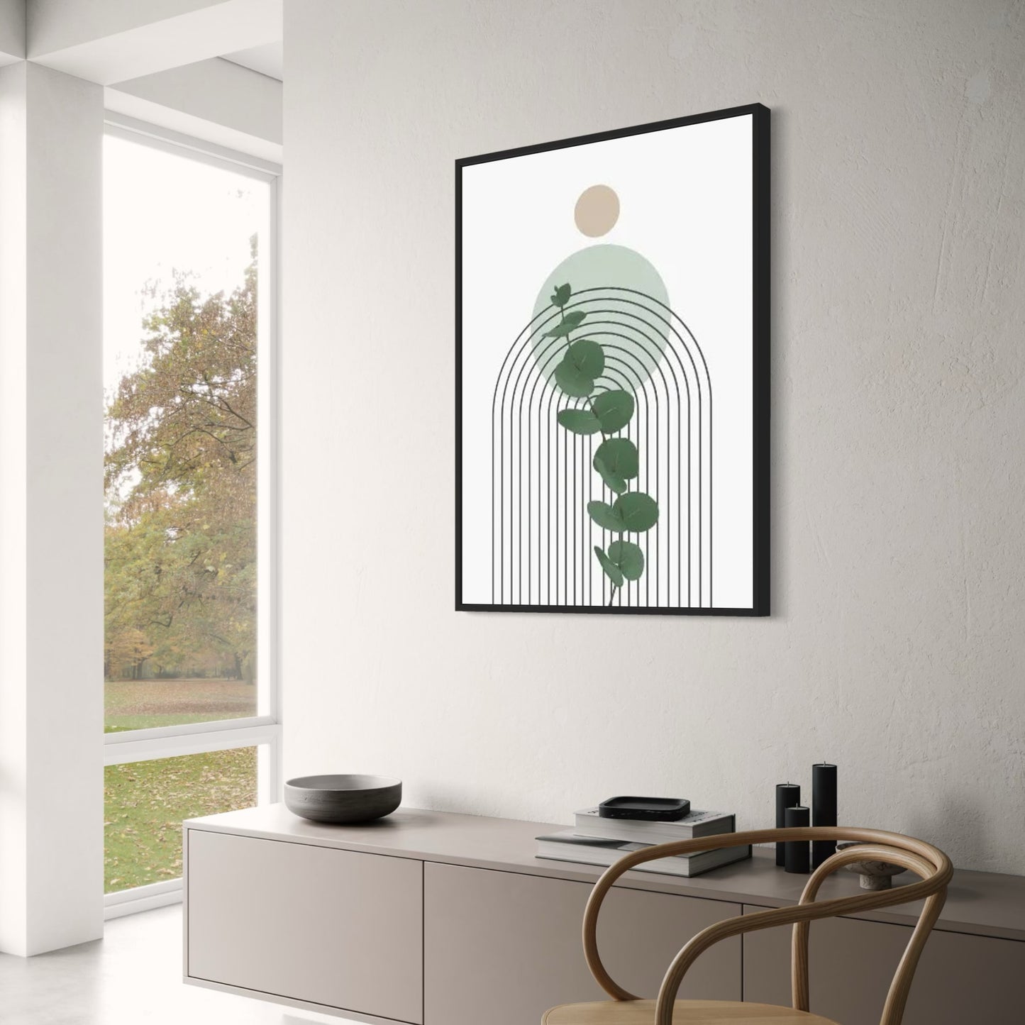 Moderne Botanische Harmonie | Abstracte Natuur Stroom