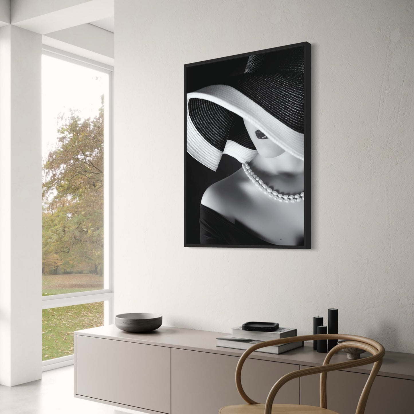 La Femme au Chapeau | Vintage Mode Kunst