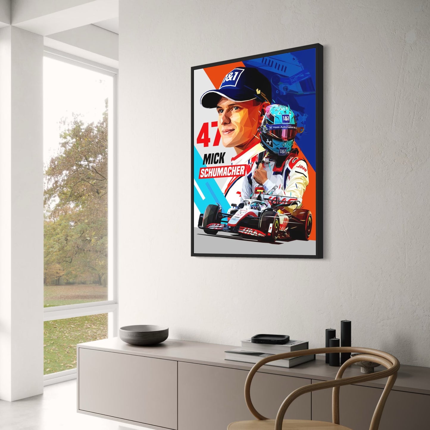 Mick Schumacher | Racer Helm Ontwerp | F1 Kunst