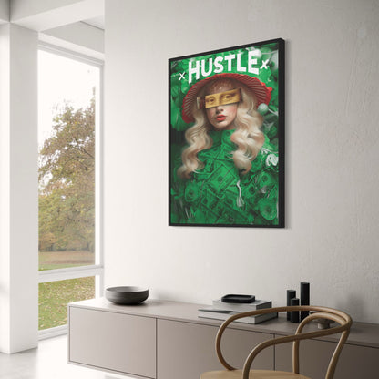 Hustle | Modern Kantoor | Zwart-Wit Typografie