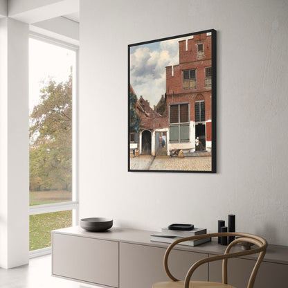 Die kleine Straße von Vermeer | Historische Kunstreproduktion