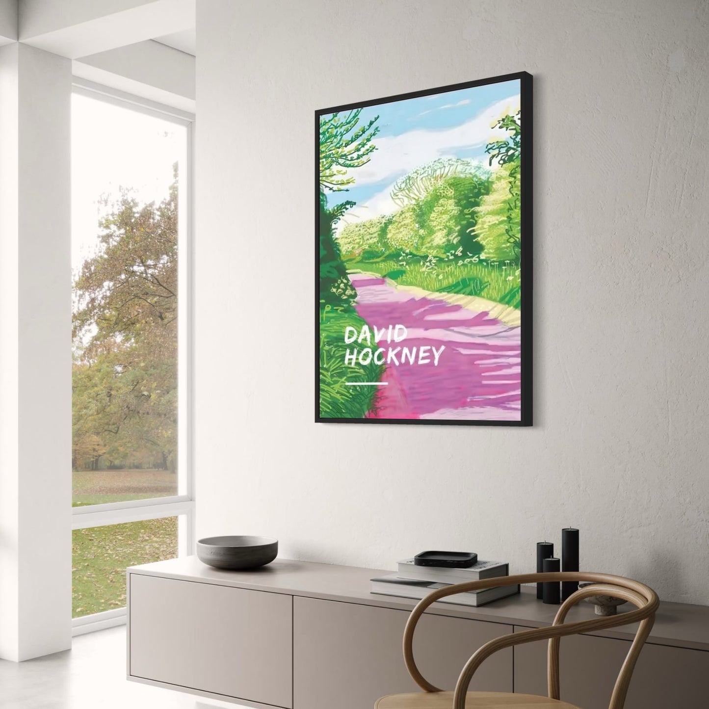 David Hockney | De Roze Weg | Hedendaagse Kunst