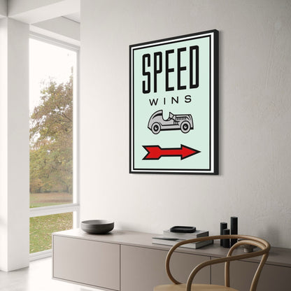Monopoly-Inspiration | Schnelligkeit führt zum Sieg | Motivierendes Zitat