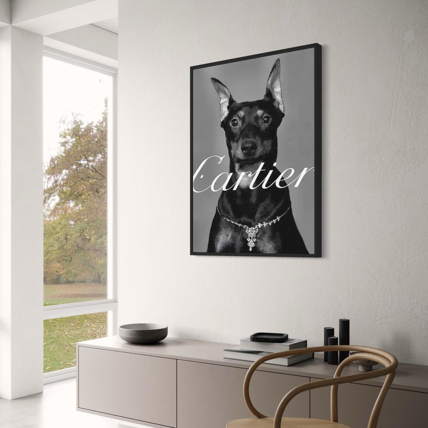 Cartier | Pinscher-Silhouetten | Hommage an die Pariser Mode