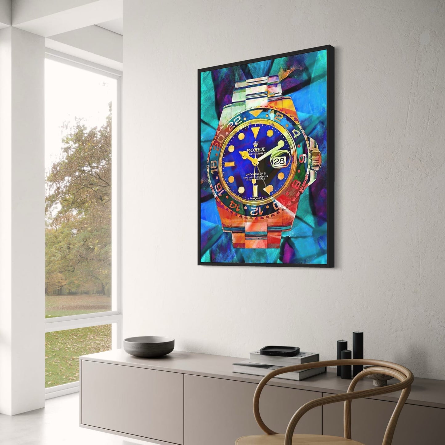 Graffiti Rolex Horloge | Stedelijke Kunst