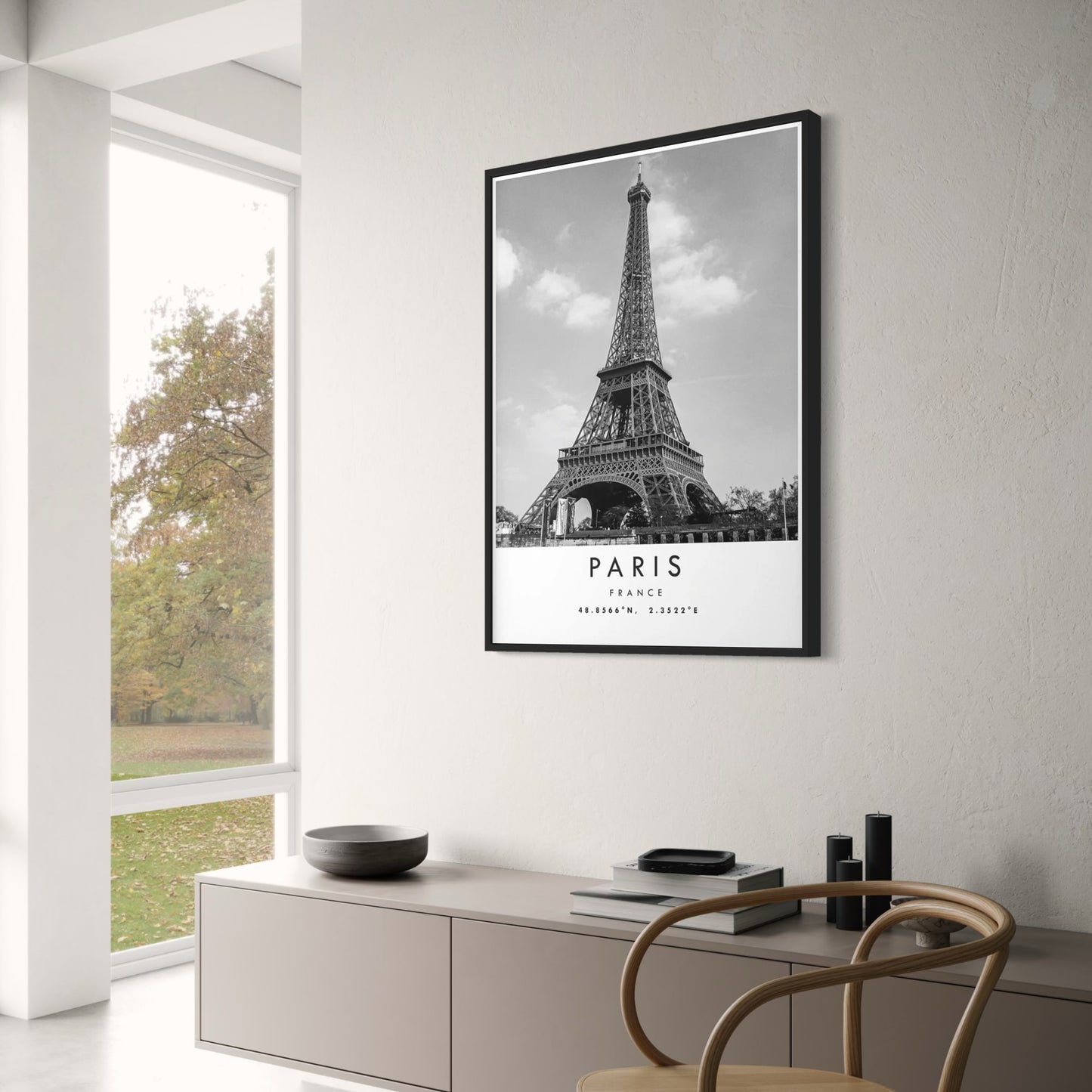 Eiffelturm-Poster | Ikonisches Wahrzeichen von Paris | Fängt den Pariser Charme ein | Wanddekoration in Frankreich