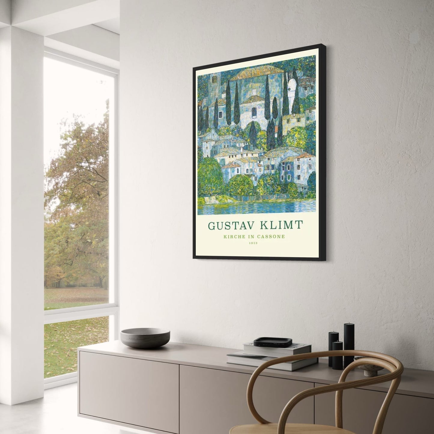 Gustav Klimt | Kirche in Cassone | Vintage Kunstwerk