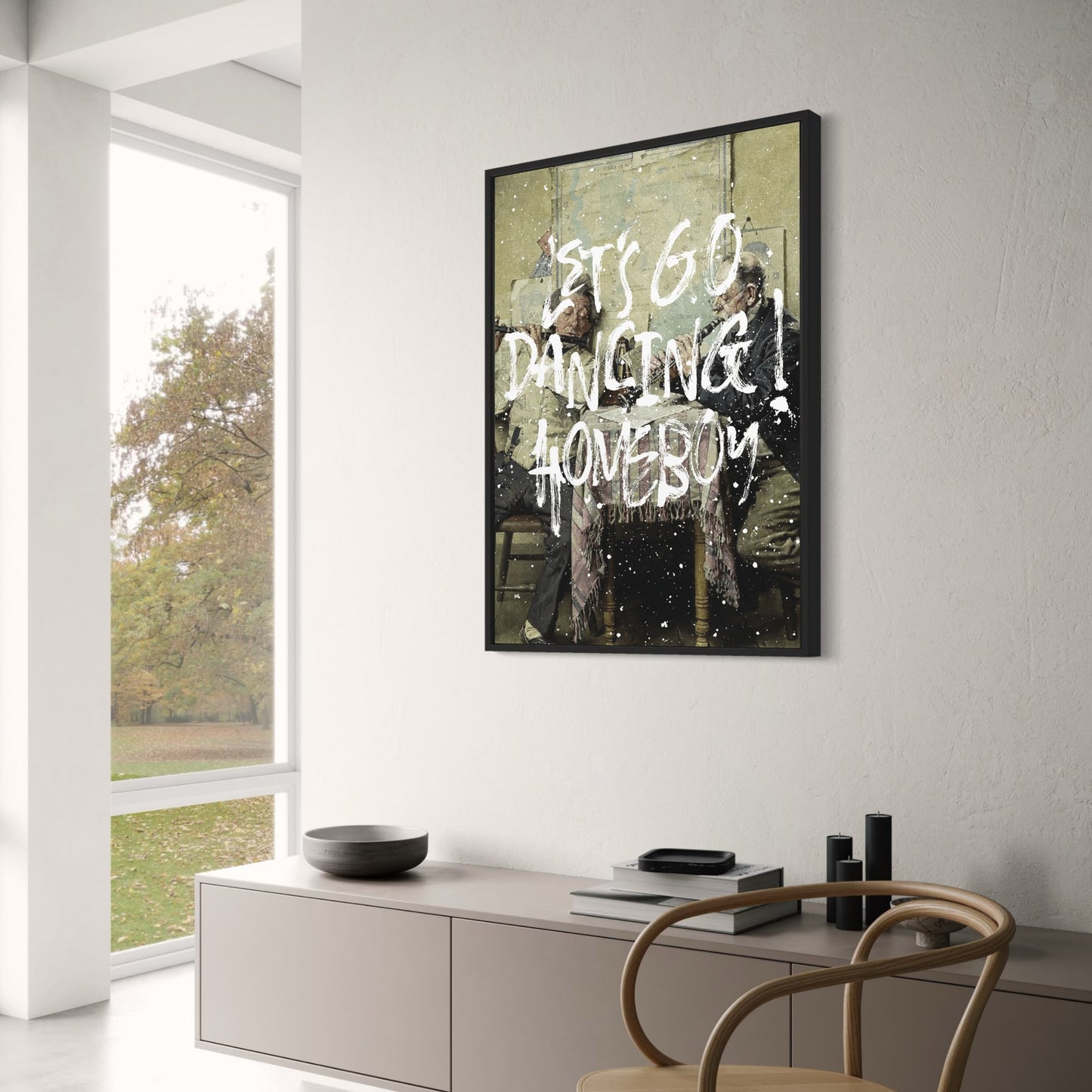 Lass uns tanzen gehen, Kumpel! | Lebendige Kunst