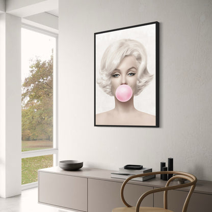 Marilyn Monroe Bubblegum | Iconic Pop Art | Vibrant Colors