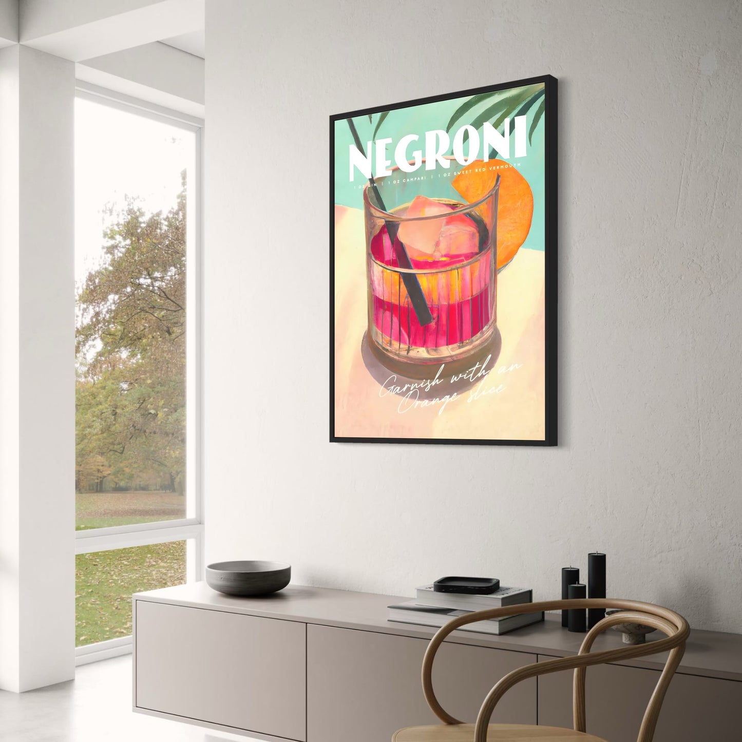 Negroni-Cocktail | Vintage-Stil
