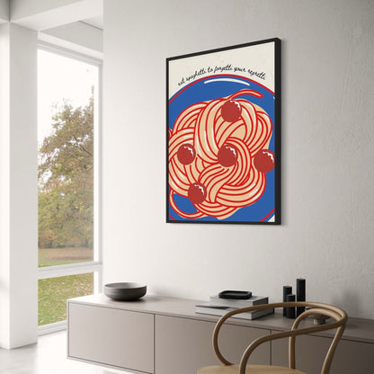 Eet Spaghetti | Retro Keuken Kunst